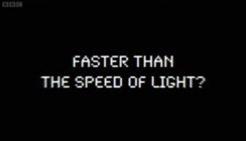 Faster than the Speed of Light?