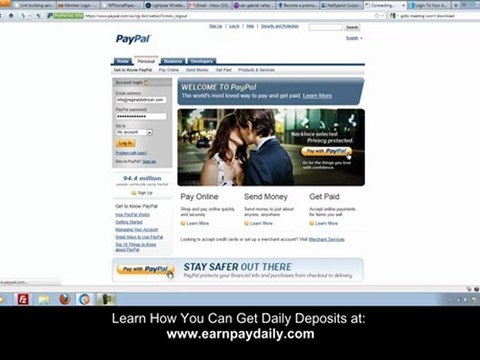 Paypal Account Explosion (ZNZ One ZNZ Big Cash) Pay Me Daily