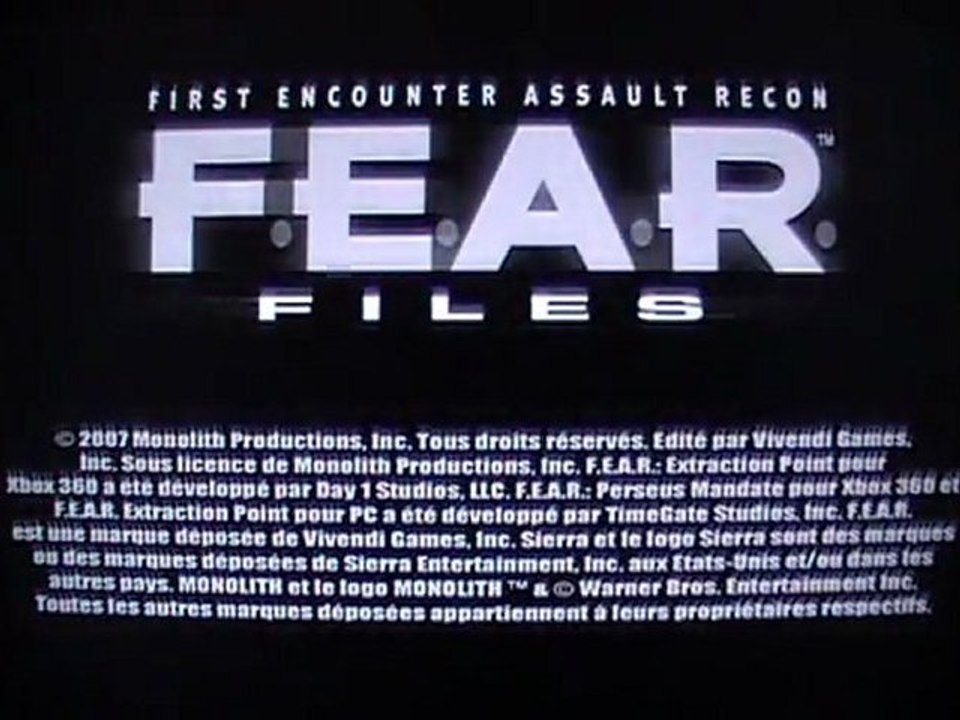 First Level - Test - Fear Files - Xbox 360