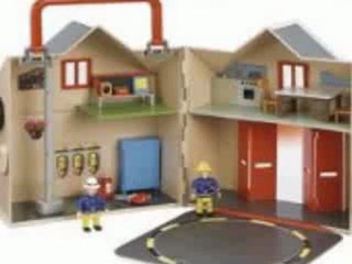 Character Fireman Sam Deluxe Fire Station Playset