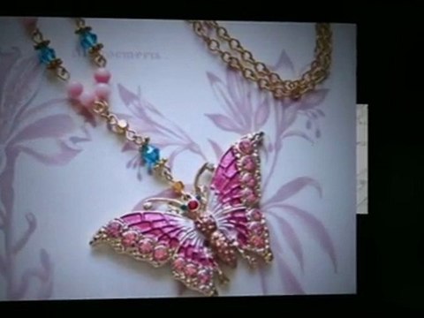 Handmade Necklaces by Mikako - Unique Beaded Wire Gold Silve