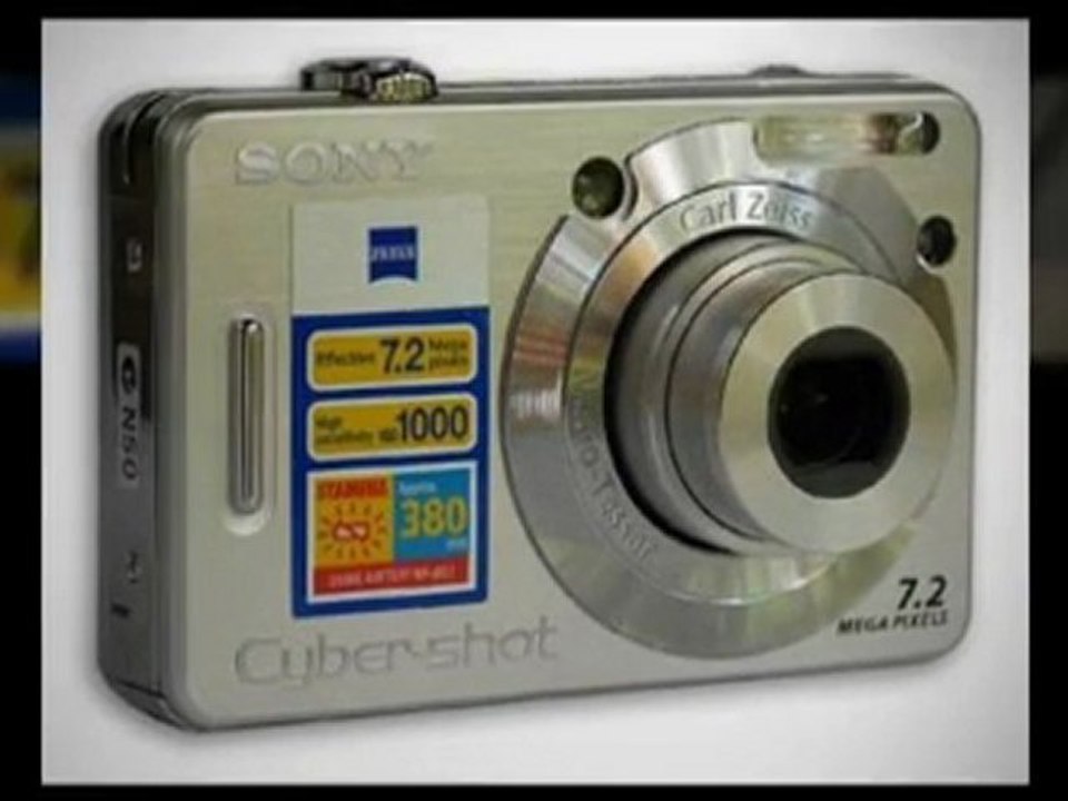 Sony Cybershot DSCW55 7.2MP Digital Camera with 3x ...