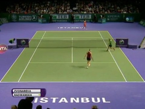 Radwanska batte Zvonareva - Finali WTA