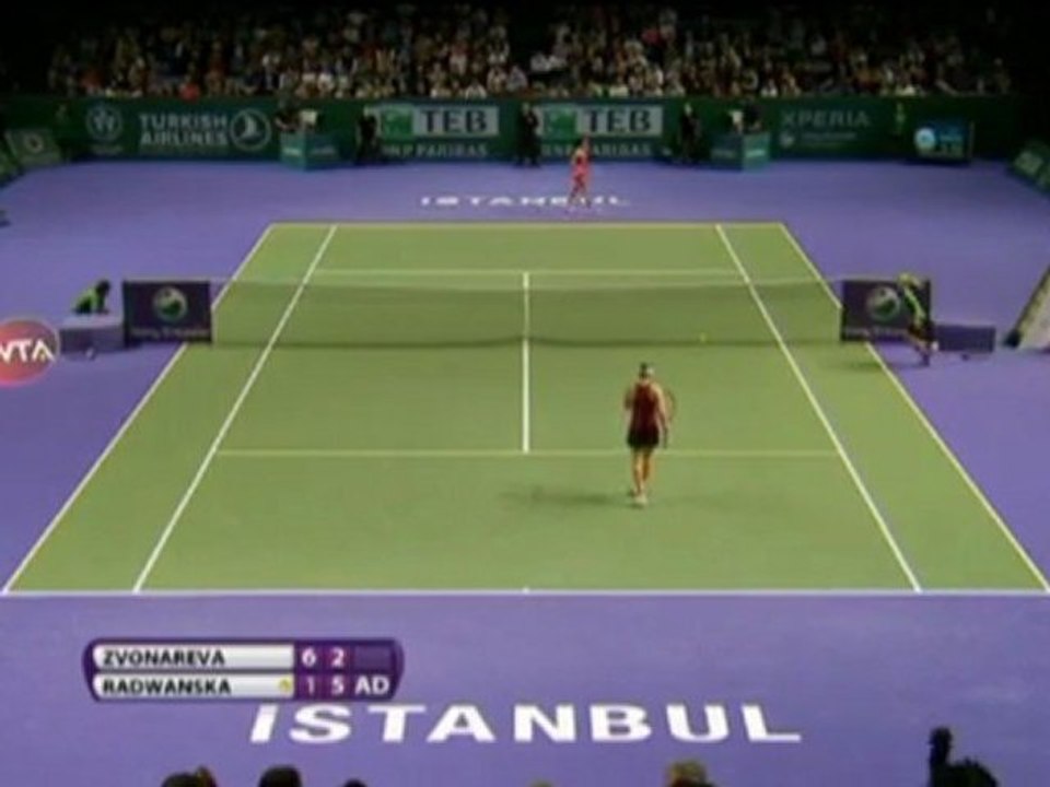 Istanbul - Radwanska kann weiter hoffen