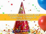 Tuition Centre in Singapore; tutorial classes for primary and secondary school students