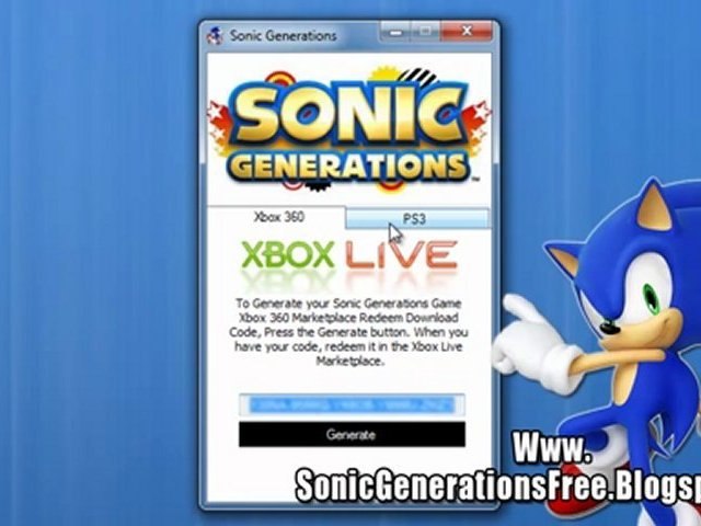 Massage Pessimistisch reactie Install Sonic Generations Free on Xbox 360 And PS3!! - video Dailymotion