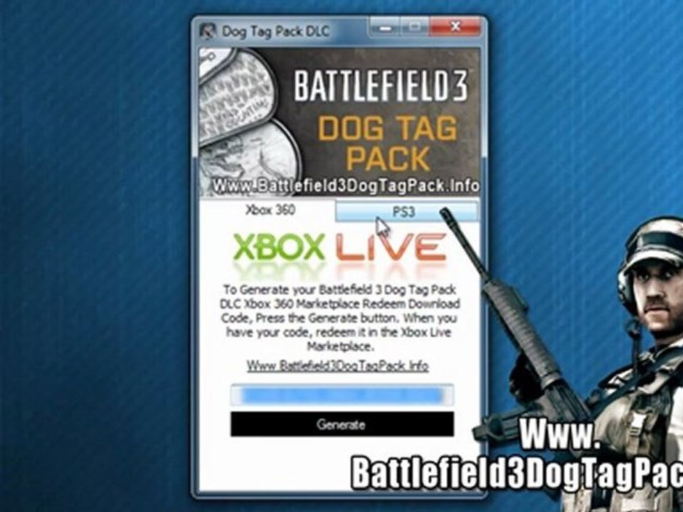 How to Unlock Battlefield 3 Dog Tag Pack DLC Free On Xbox 360 - PS3