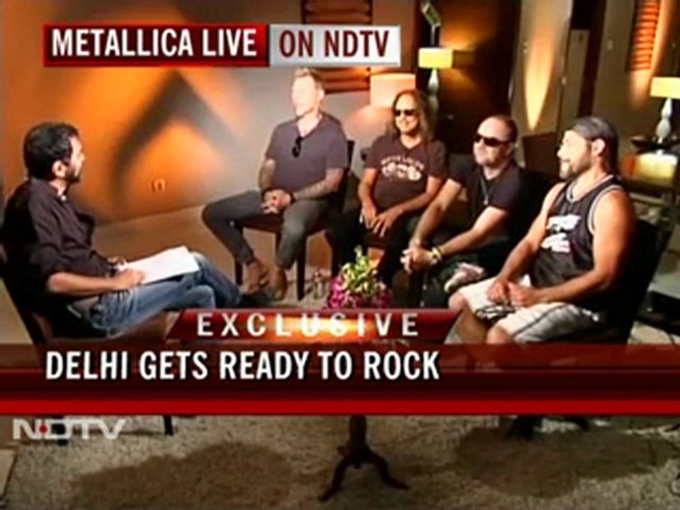 Metallica on what took them so long to hit India