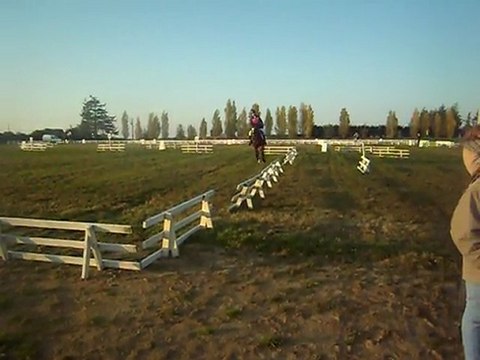 Dressage du CCE de Beaumont, le 23 Octo. 2011. Sim & Gwen