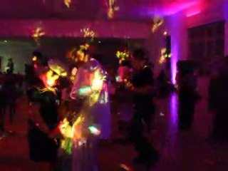 par 64 led lors d'un anniversaire.