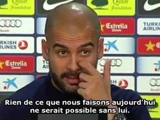 Guardiola : "Messi est supérieur aux autres"