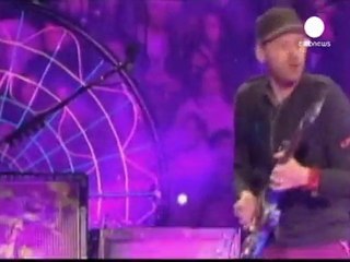 Coldplay start world tour in Madrid