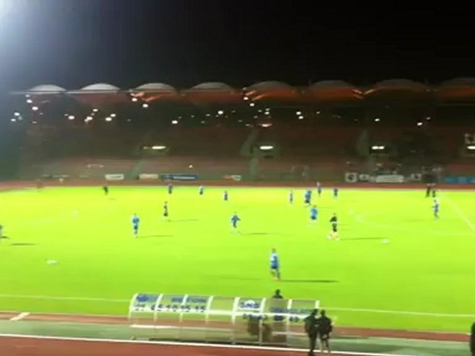 L2 / 2011-12 : Bastia - Arles : L'echauffement