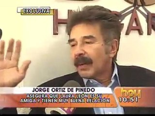 Jorge Ortíz niega pleito con Laura León :: Dos hogares