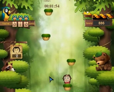Jumping Monkey играть онлайн игры