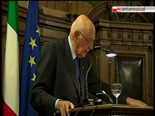 TG 04.11.11 Napolitano in Ateneo a Bari: "Misure anticrisi più efficaci"