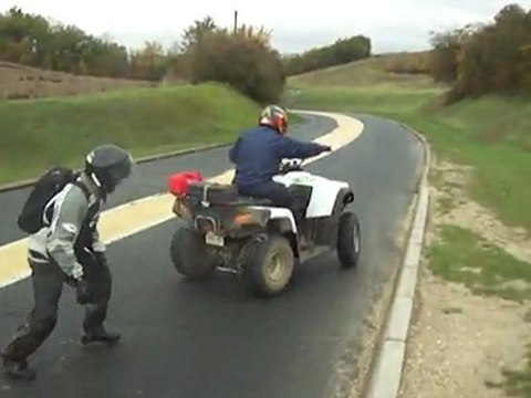José en panne mdr !!! Fun Quad Aventure 91 atv