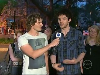Colin Morgan on The Project