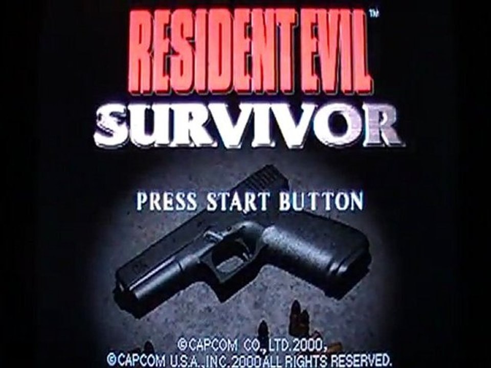 First Level - Test - Resident Evil : Survivor - Playstation