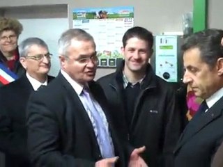 Sarkozy en visite dans la campagne alsacienne version courte