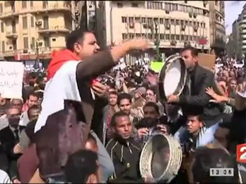 Marche du million au Caire : "Dehors le régime ! Dehors Moubarak !"