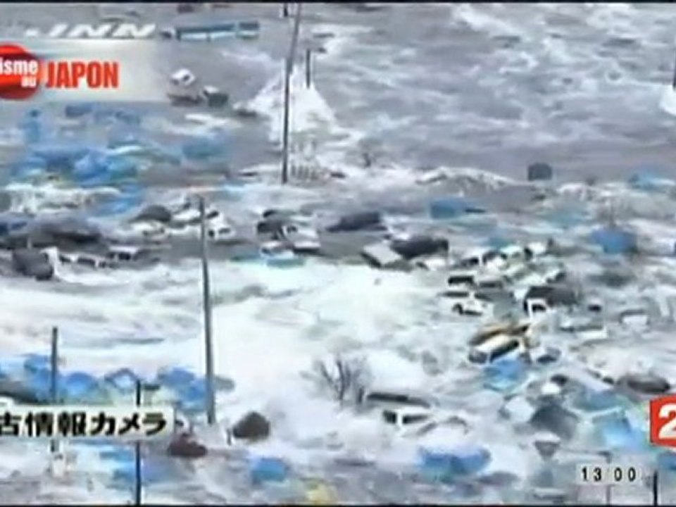 Séisme au Japon : "Un mur d'eau qui s'engouffre sur les terres"