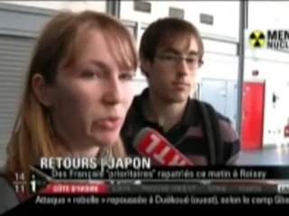Les premiers rapatriés français du Japon témoignent