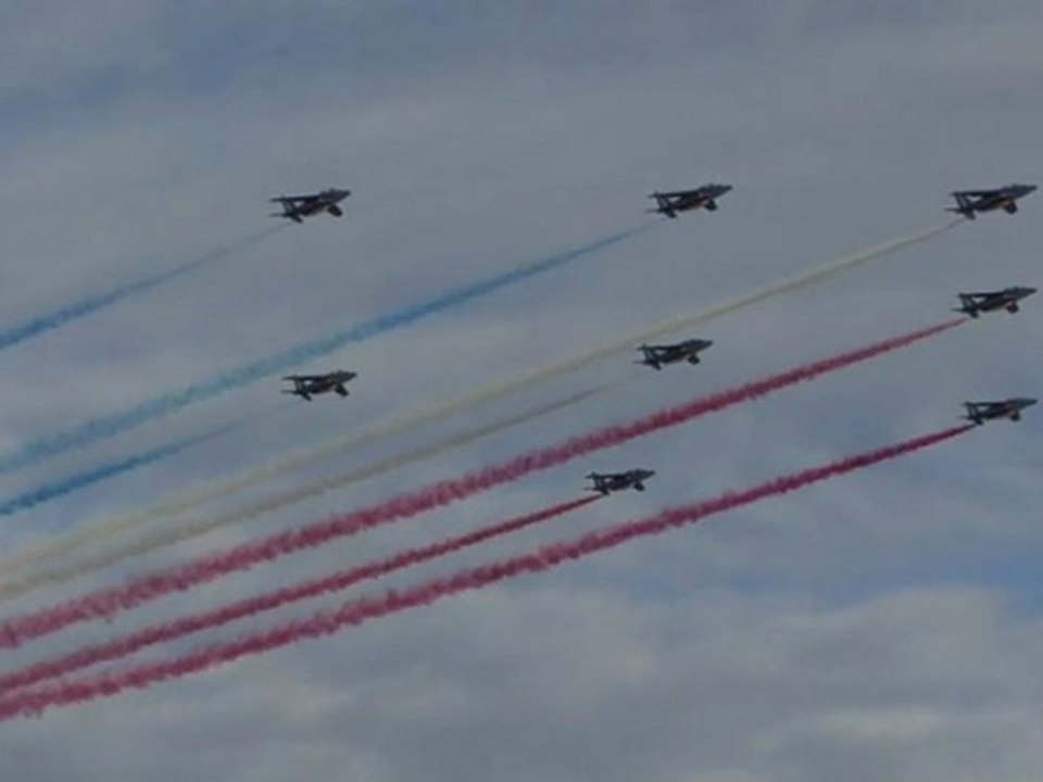 Rafale et Patrouille de France - Ste Maxime (09/10/11)
