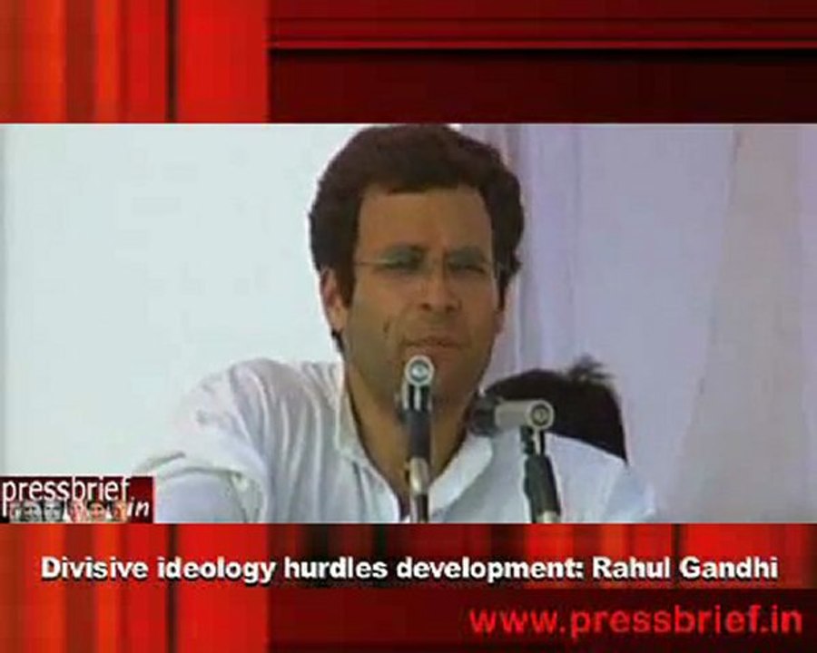Divisive ideology hurdles development- Rahul Gandhi