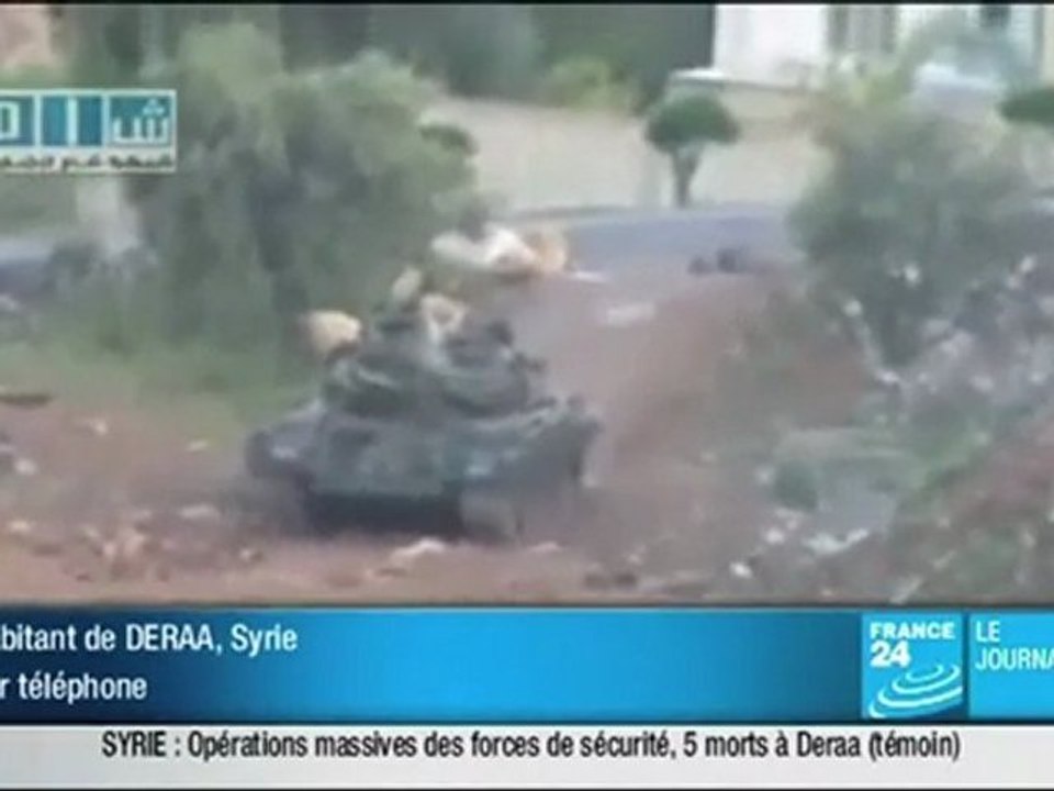 Répression en Syrie : "ils tirent sur ceux qui sortent de chez eux"