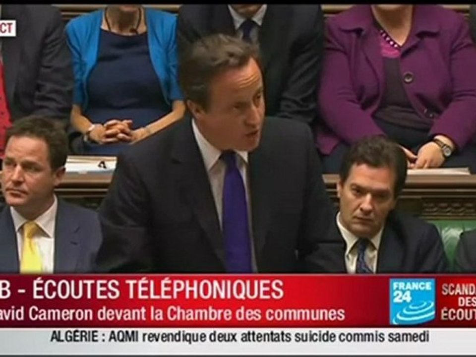 Cameron : "Avec le recul, je n'aurais pas engagé Andy Coulson"
