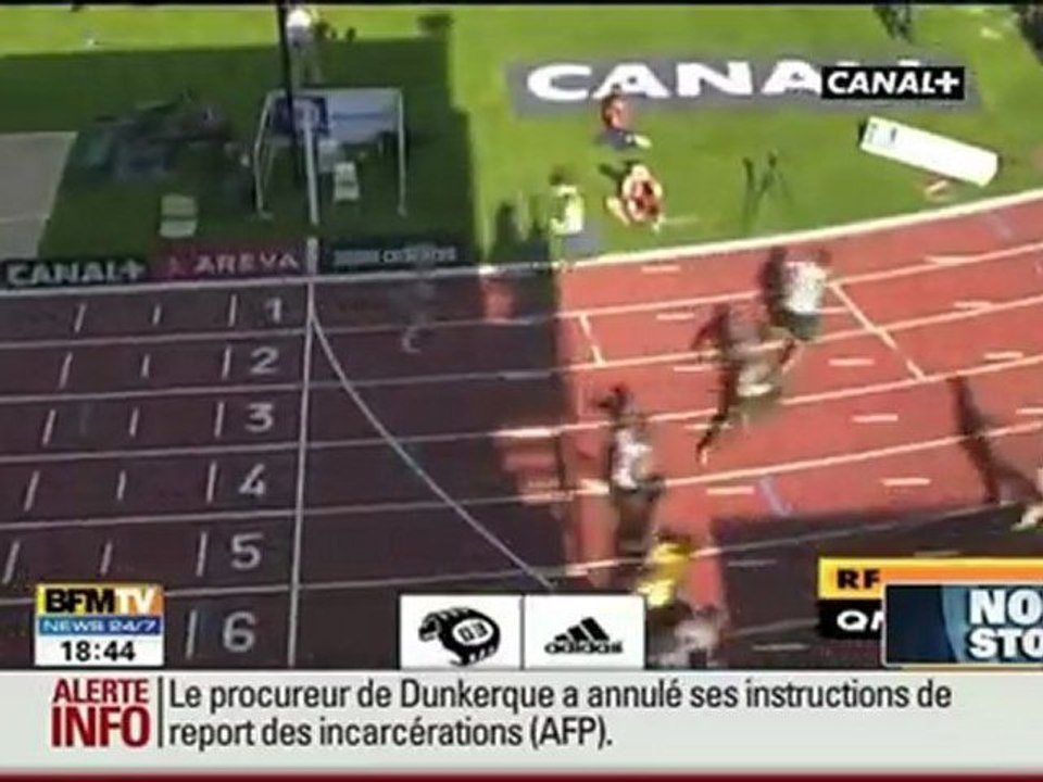 Christophe Lemaitre bat le record de France du...