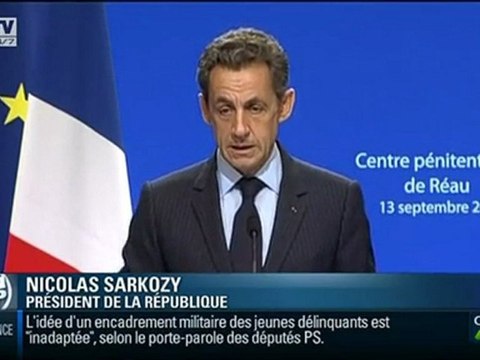 Sarkozy s'attaque à la délinquance des mineurs