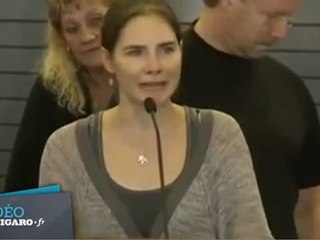 Discours d'Amanda Knox à son arrivée aux Etats-Unis
