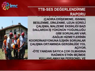TTB ve SES :deprem bölgesinde sağlık hizmetlerinin yetersiz