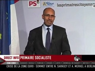 La première déclaration d'Harlem Désir : franc succès pour la participation