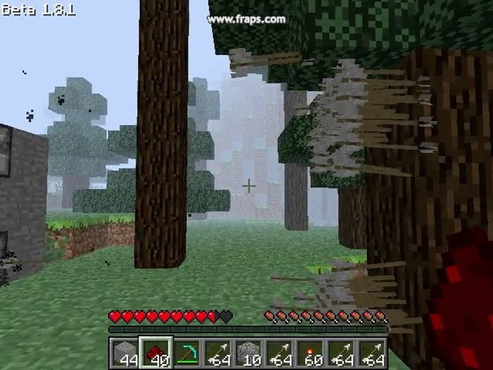 Mitrailleuse Minecraft