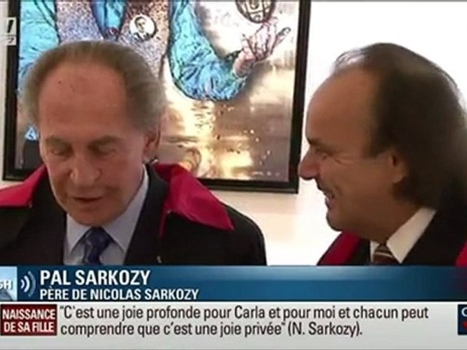 Pal Sarkozy exprime sa joie suite à la naissanc...