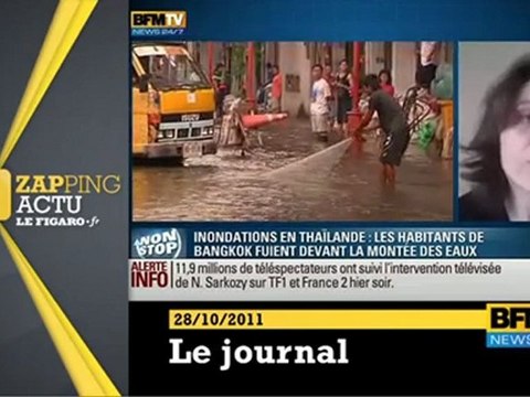 Inondations en Thaïlande : l'exode des habitants de Bangkok