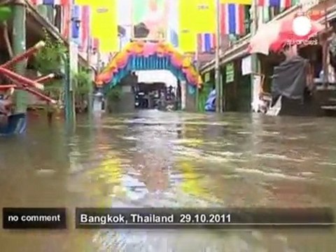Bangkok lutte contre les inondations - no comment
