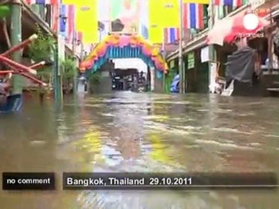 Bangkok lutte contre les inondations - no comment