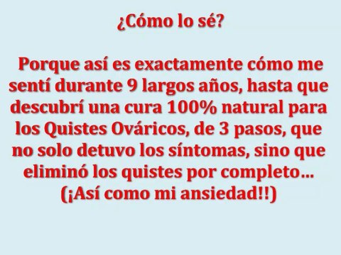 Tratamiento Para quistes De Ovario