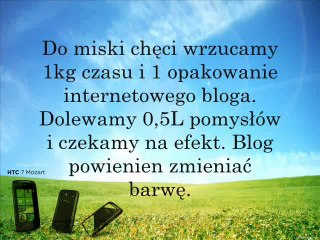 Przepis na HTC Mozart'a ;)