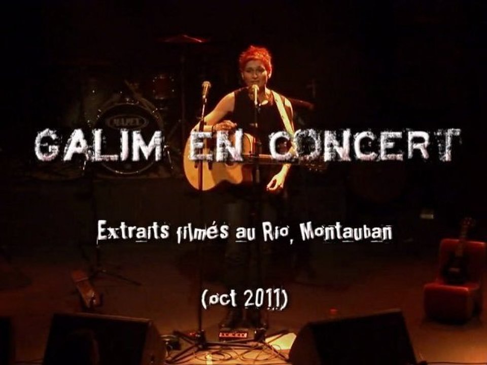 GALIM en concert au Rio à Montauban - Oct 2011