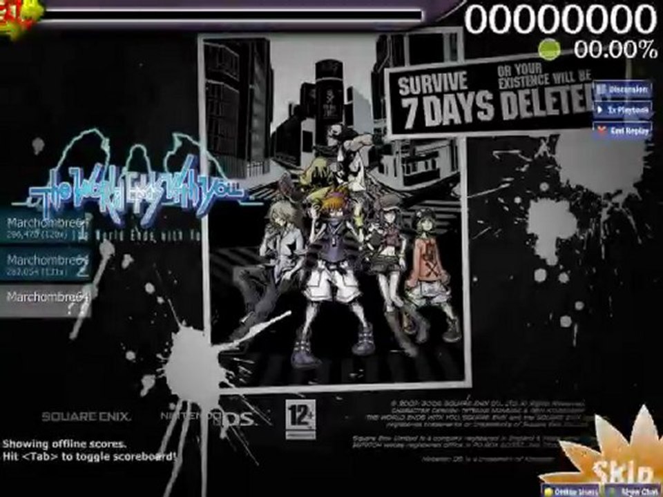 Osu! ~ The World Ends With You OST - DejaVu