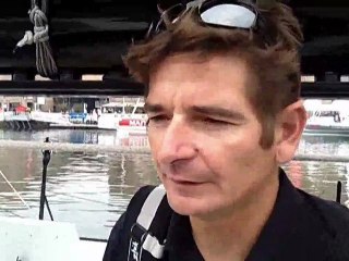 Transat Jacques Vabre : Visite Arnaud Boissières : le poste de barre