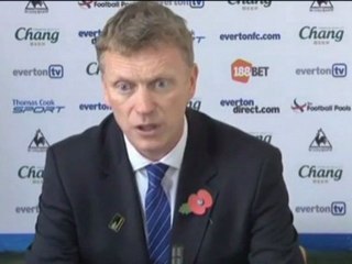 Everton - Moyes:"Siamo stati sfortunati"
