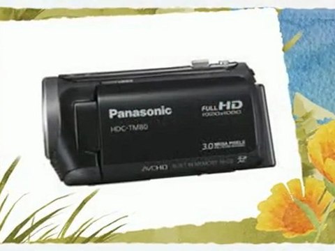 Panasonic HDC-TM80K HD Twin Memory Camcorder - Top ...
