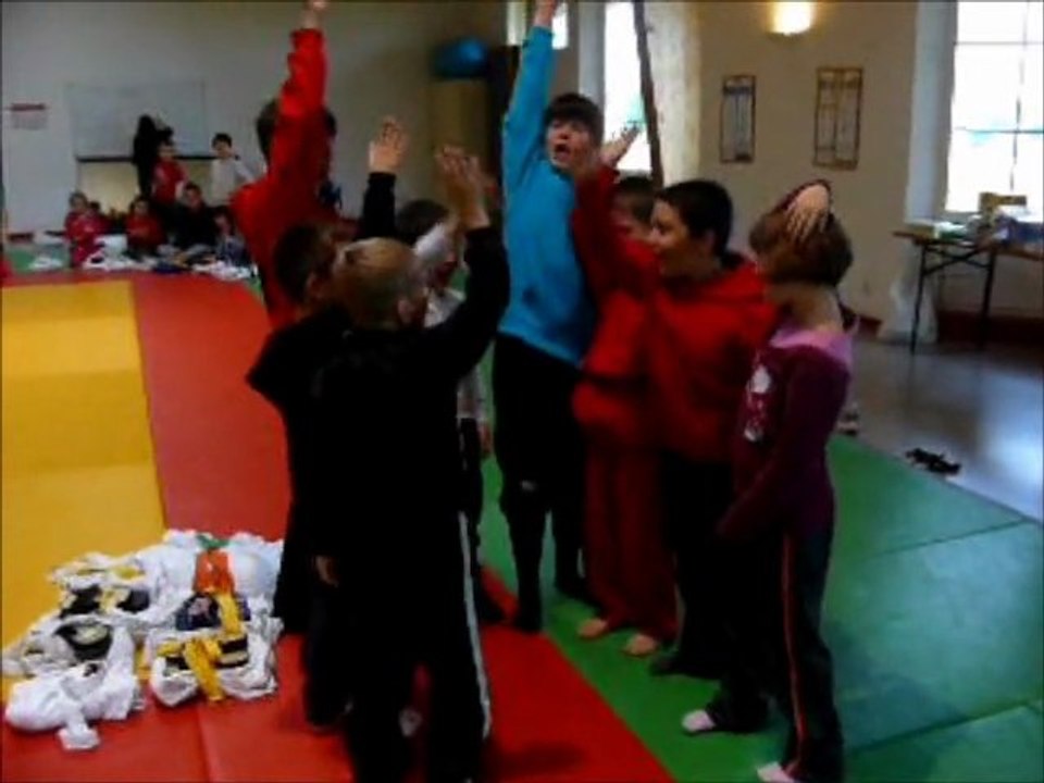 stage judo mini poussins poussins à Ennery toussaint 2011
