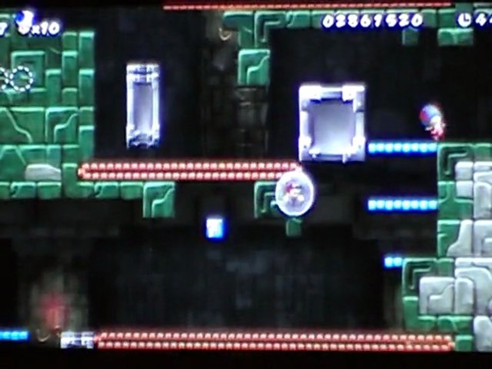 W.T new super mario bros wii part 24:(bonus)les niveaux qu'on a pas fait+les canons(part 3\3)